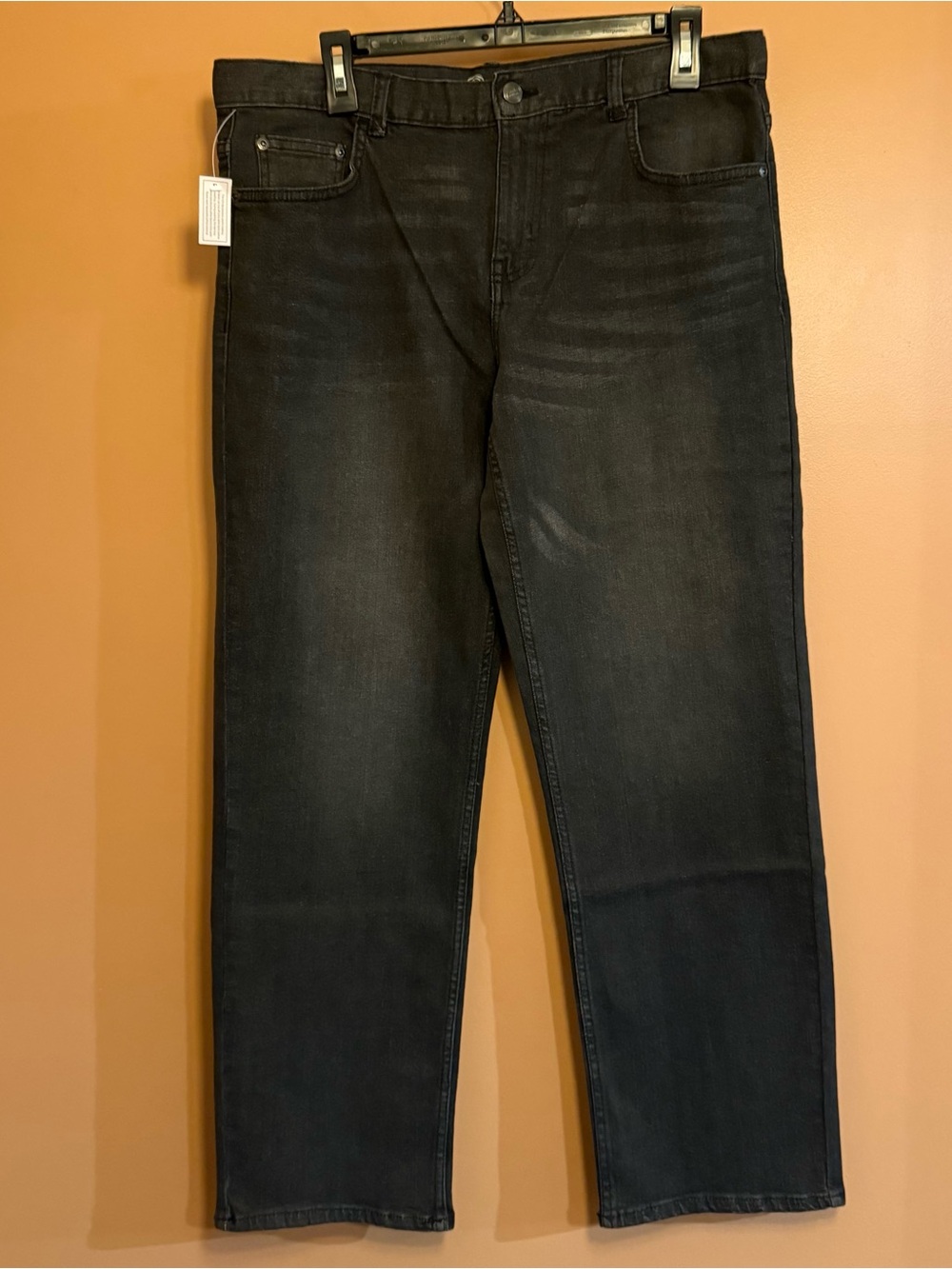 Wonder Nation Boys 16 Husky Black Relaxed Fit Stretch Jeans NWT